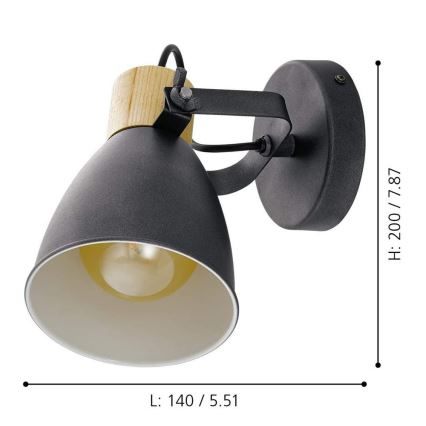 Eglo - Foco direccional 1xE27/25W/230V