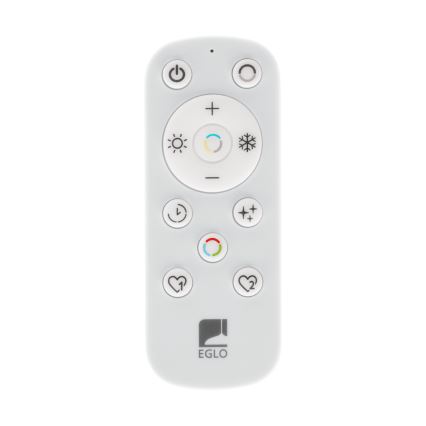 Eglo - Plafón LED regulable LED/12W/230V 2700-6500K blanco + control remoto