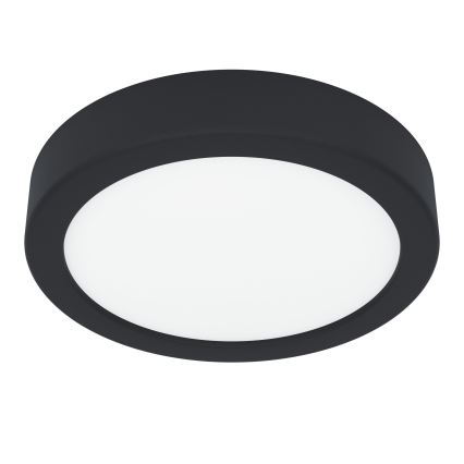 Eglo - Lámpara de techo LED/7,5W/230V 2700/4000/6500K diámetro 16,6 cm negra