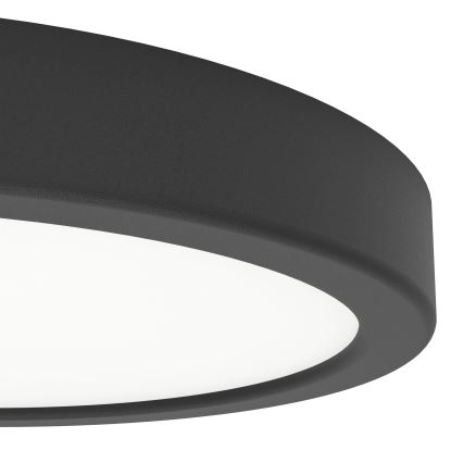 Eglo - Lámpara de techo LED/11,5W/230V 2700/4000/6500K Ø 21,1 cm negra