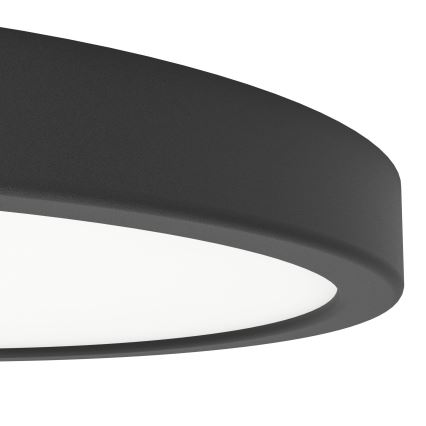 Eglo - Luminaria de techo LED/14,2W/230V 2700/4000/6500K diámetro 27,8 cm negra