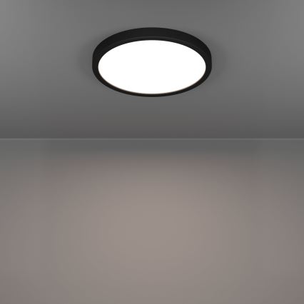 Eglo - Luminaria de techo LED/14,2W/230V 2700/4000/6500K diámetro 27,8 cm negra