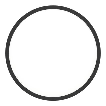 Eglo - Lámpara de techo LED 17 W, 230 V, 2700/4000/6500 K, Ø 38,9 cm, negra