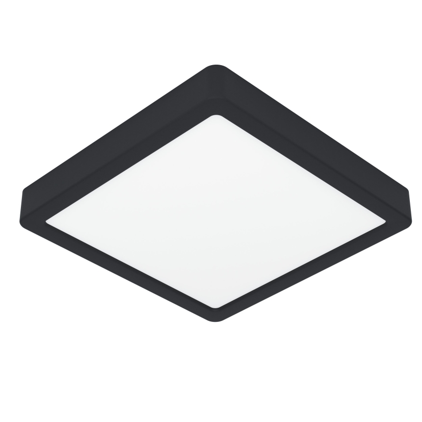Eglo - Plafón LED/10,5W/230V 2700/4000/6500K 22x22cm negro