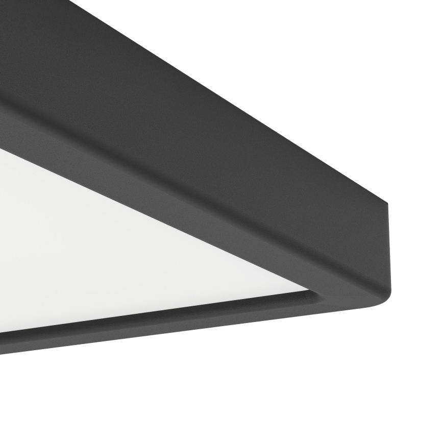 Eglo - Plafón LED/10,5W/230V 2700/4000/6500K 22x22cm negro