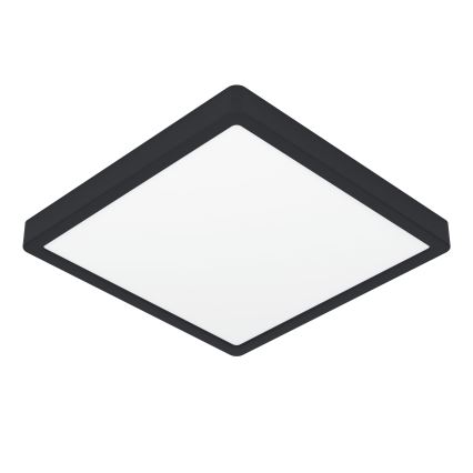 Eglo - Plafón LED/13W/230V 2700/4000/6500K 29x29cm negro