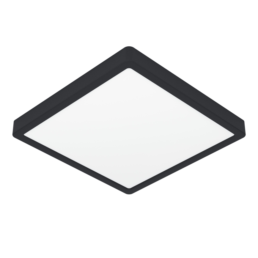Eglo - Plafón LED/13W/230V 2700/4000/6500K 29x29cm negro