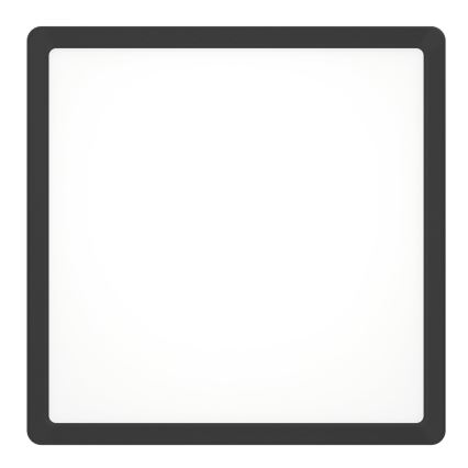 Eglo - Plafón LED/13W/230V 2700/4000/6500K 29x29cm negro