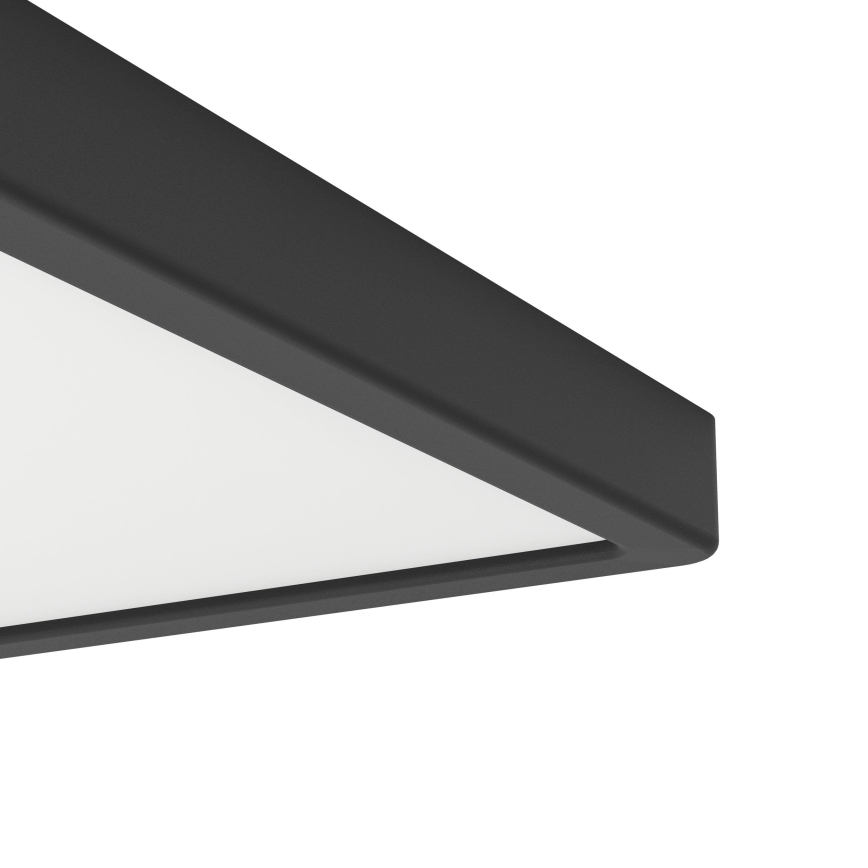 Eglo - Plafón LED/17,5W/230V 2700/4000/6500K 39x39 cm negro