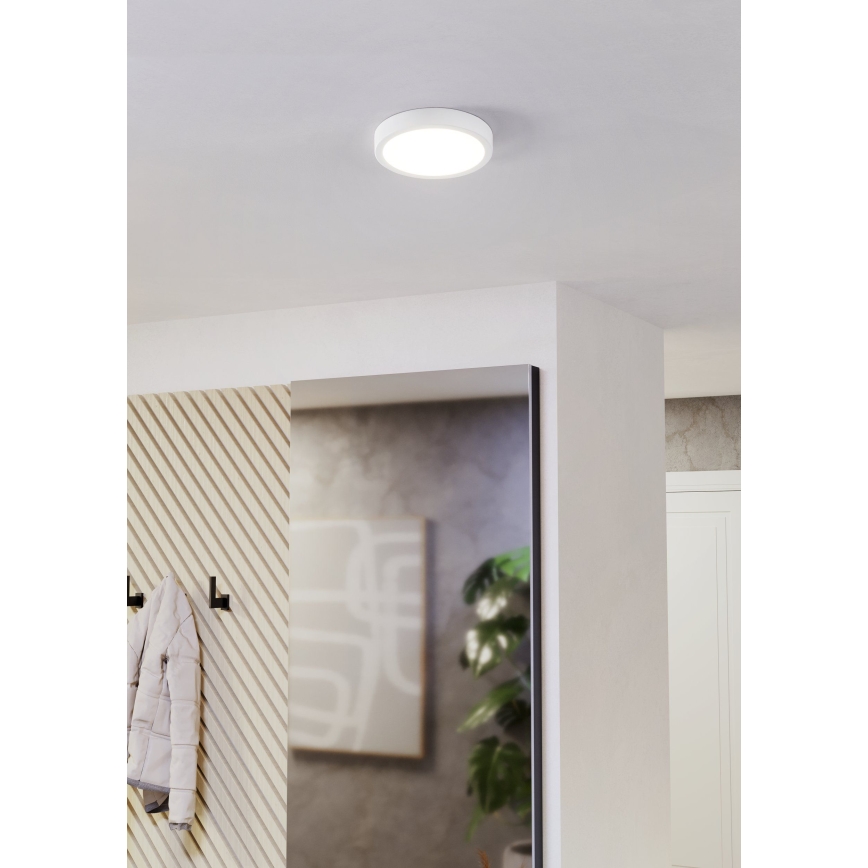 Eglo - Lámpara de techo LED/11,5W/230V 2700/4000/6500K Ø 21,1 cm blanco