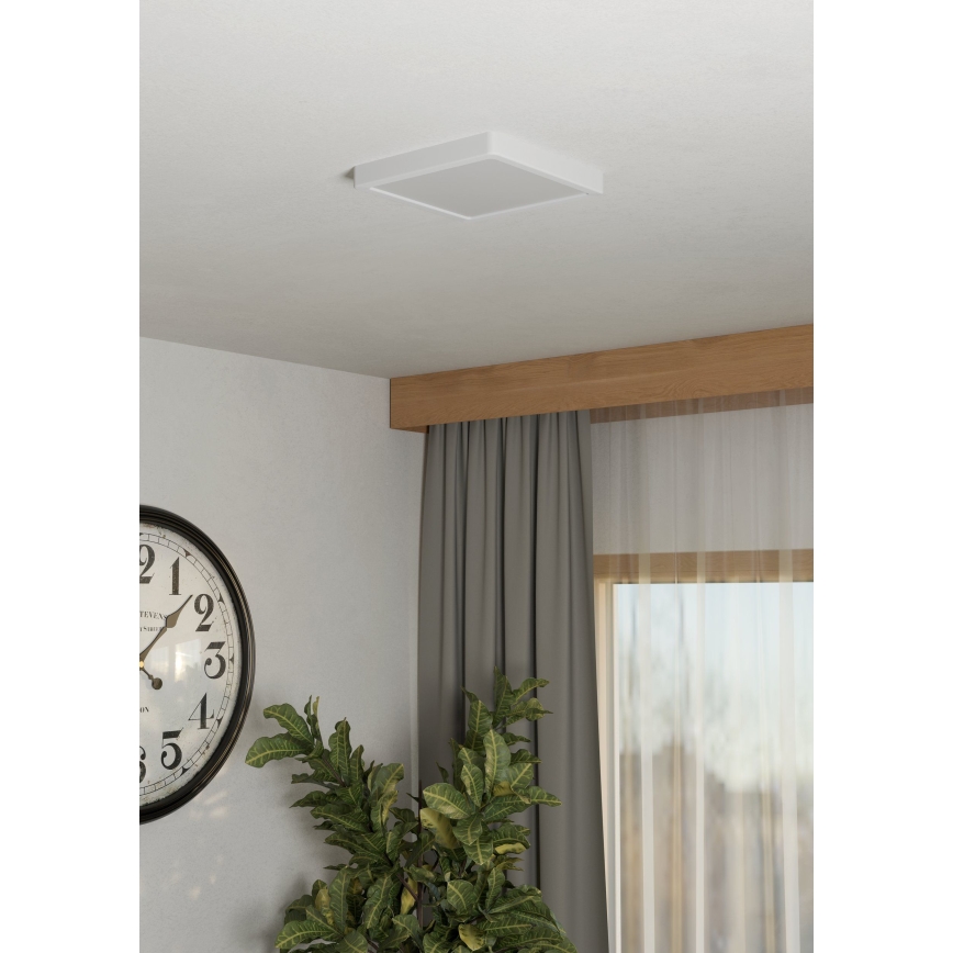 Eglo - Plafón LED/10,5W/230V 2700/4000/6500K 22x22 cm blanco