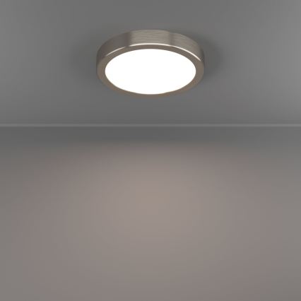 Eglo - Plafón LED de techo 7,5W/230V 2700/4000/6500K Ø 16,6 cm cromo mate