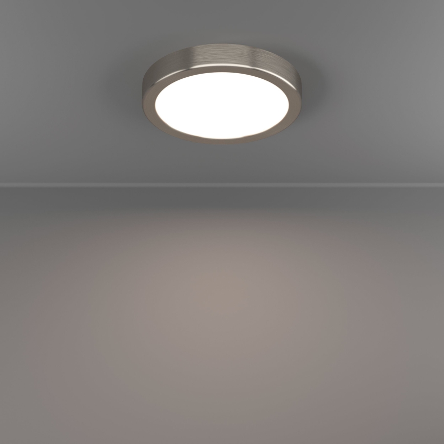 Eglo - Plafón LED de techo 7,5W/230V 2700/4000/6500K Ø 16,6 cm cromo mate