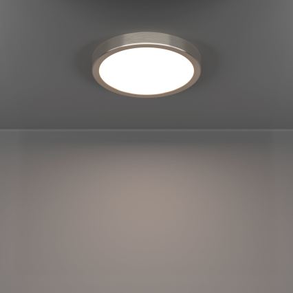 Eglo - Lámpara de techo LED/11,5W/230V 2700/4000/6500K Ø 21,1 cm cromo mate