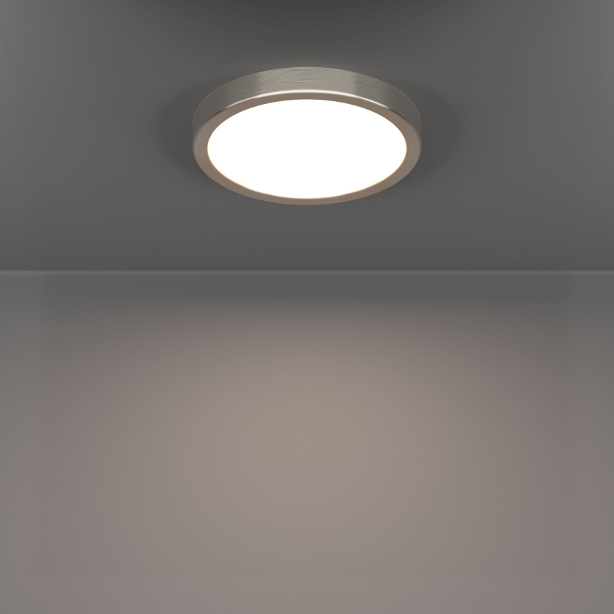 Eglo - Lámpara de techo LED/11,5W/230V 2700/4000/6500K Ø 21,1 cm cromo mate