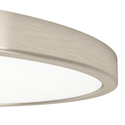 Eglo - Lámpara de techo LED/17W/230V 2700/4000/6500K Ø 38,9 cm cromo mate