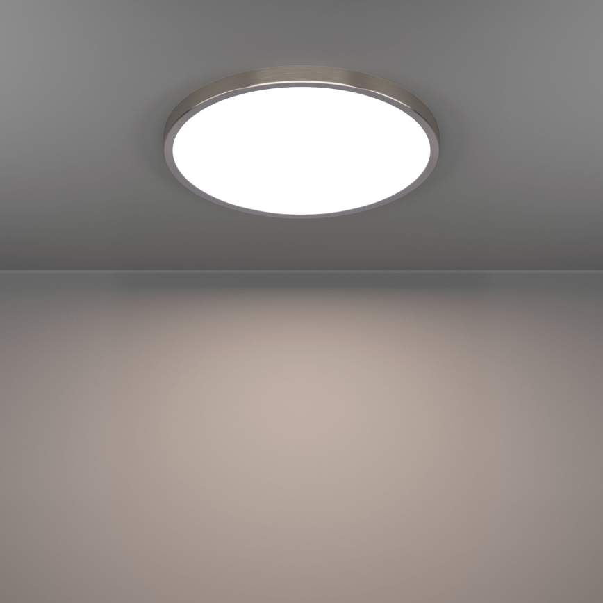 Eglo - Lámpara de techo LED/17W/230V 2700/4000/6500K Ø 38,9 cm cromo mate