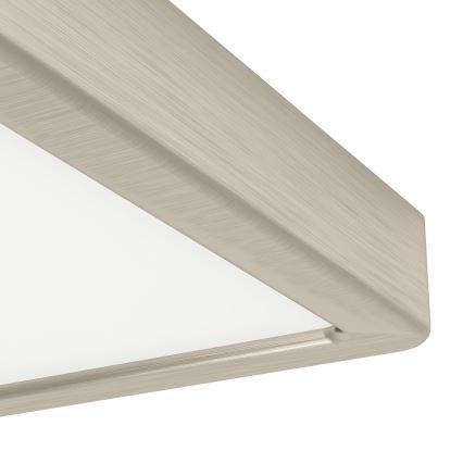 Eglo - Plafón LED/7W/230V 2700/4000/6500K 15x15 cm cromo mate