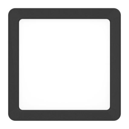 Eglo - Plafón LED de techo para baño LED/7W/230V 2700/4000/6500K 15x15 cm IP44 negro