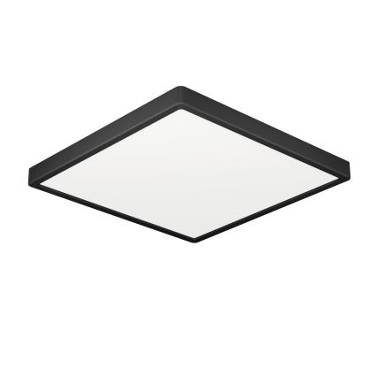 Eglo - Lámpara de techo LED para baño LED/10,5W/230V 2700/4000/6500K 22x22 cm IP44 negra