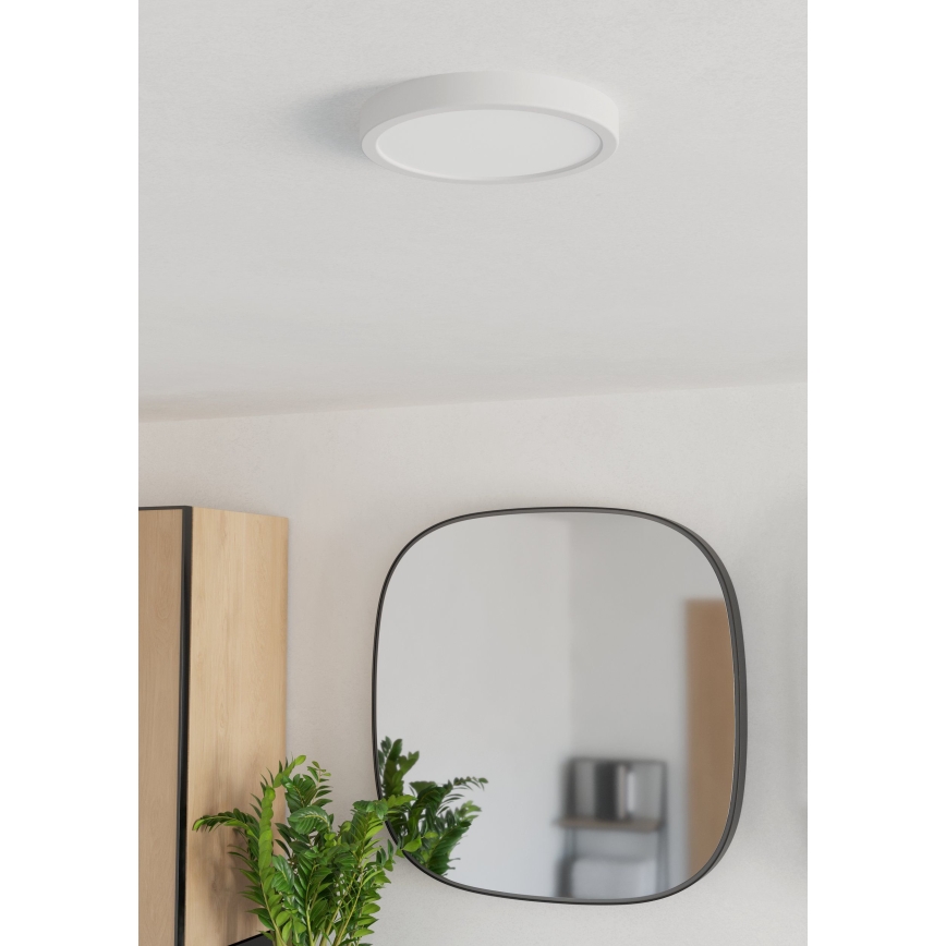 Eglo - Plafón LED de techo para baño LED/11,5W/230V 2700/4000/6500K Ø 21,1 cm IP44 blanco