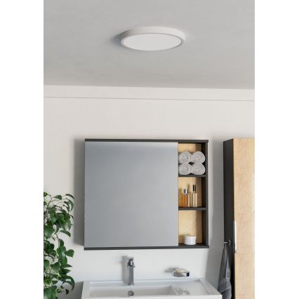 Eglo - Plafón de techo LED para baño LED/14,2W/230V 2700/4000/6500K Ø 27,8 cm IP44 blanco