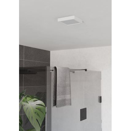 Eglo - Plafón LED para baño LED/7W/230V 2700/4000/6500K 15x15 cm IP44 blanco