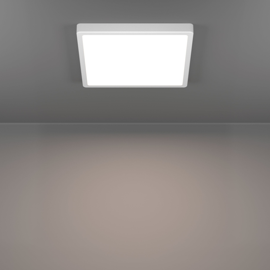 Eglo - Plafón LED para baño LED/13W/230V 29x29 cm IP44 blanco