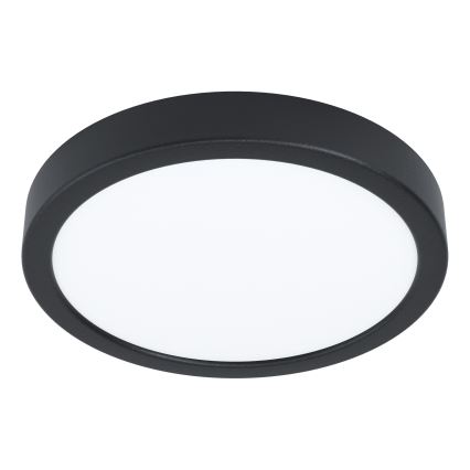Eglo - Lámpara de techo regulable para baño LED RGBW LED/11,2W/230V 2700-6500K Ø 21,1cm IP44 negra