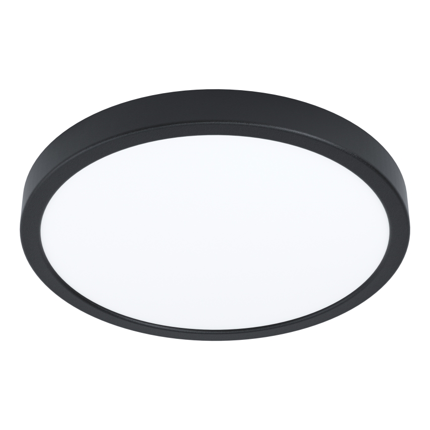 Eglo - Plafón de techo para baño LED RGBW regulable LED/14,3W/230V 2700-6500K Ø 27,8cm IP44 negro