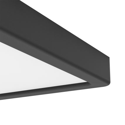 Eglo - Plafón de techo para baño LED RGBW regulable LED/10,5W/230V 2700-6500K 22x22 cm IP44 negro