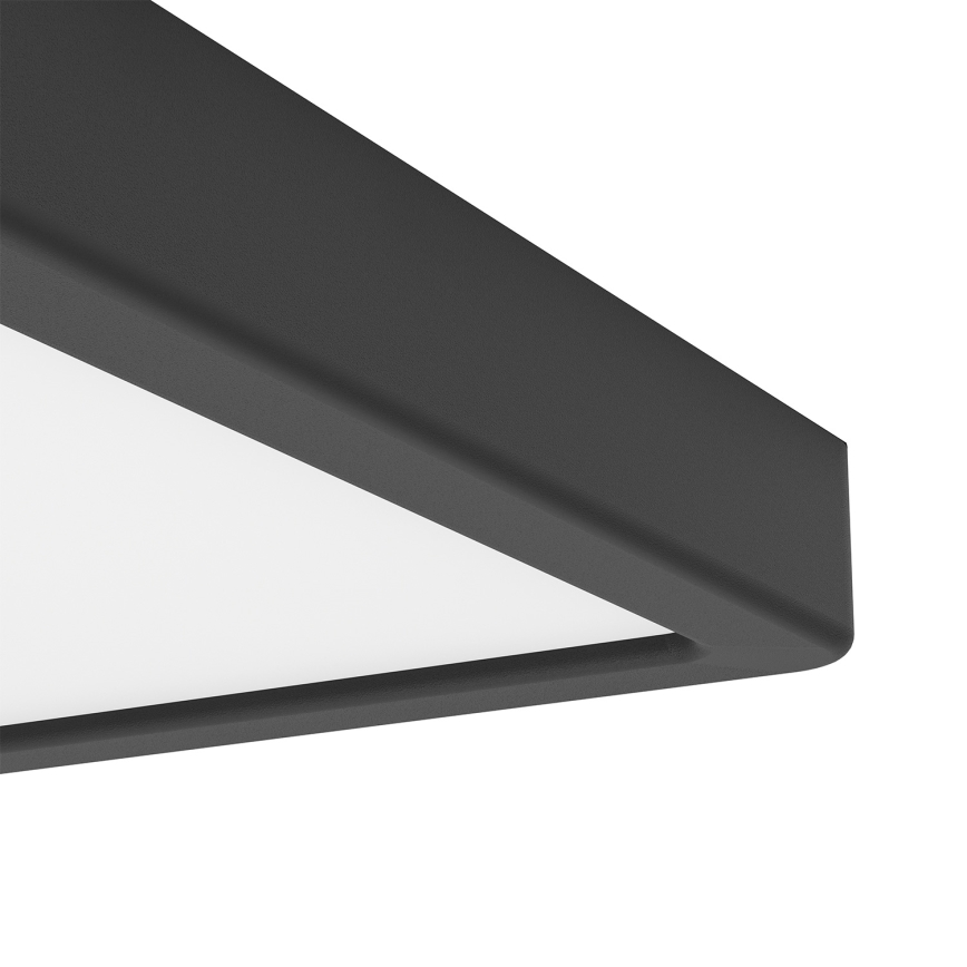 Eglo - Plafón de techo para baño LED RGBW regulable LED/10,5W/230V 2700-6500K 22x22 cm IP44 negro