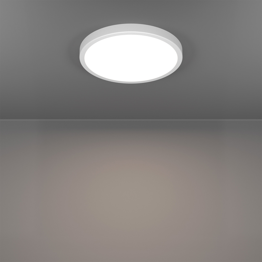 Eglo - Luminaria de techo LED RGBW regulable para baño LED/14,3W/230V 2700-6500K Ø 27,8 cm IP44 blanco