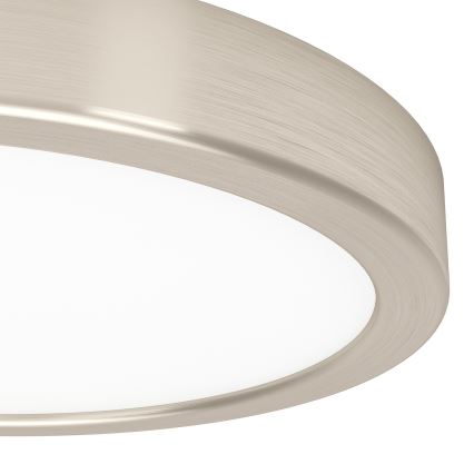 Eglo - Lámpara de techo para baño LED RGBW regulable LED/11,2W/230V 2700-6500K Ø 21,1 cm IP44 cromo mate