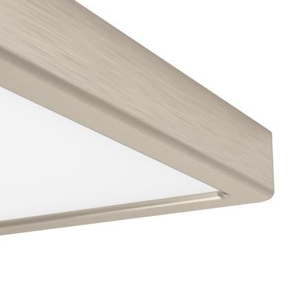 Eglo - Plafón LED RGBW regulable para baño LED/10,5W/230V 2700-6500K 22x22 cm IP44 cromo mate