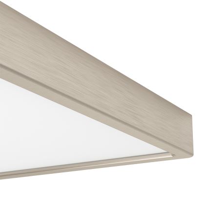 Eglo - Plafón LED RGBW regulable para baño LED/13,5W/230V 2700-6500K 29,5x29,5 cm IP44 cromo mate