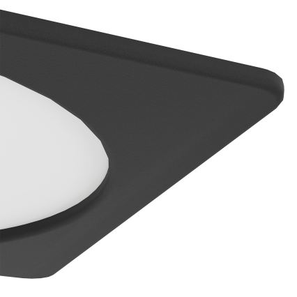 Eglo - Foco empotrado LED/10,5W/230V 2700/4000/6500K 16,6x16,6 cm negro