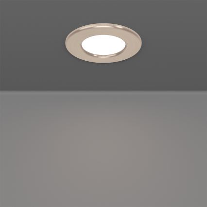 Eglo - Juego de 3 downlights empotrables LED LED/3,7W/230V 2700/4000/6500K Ø 8,8 cm cromo mate