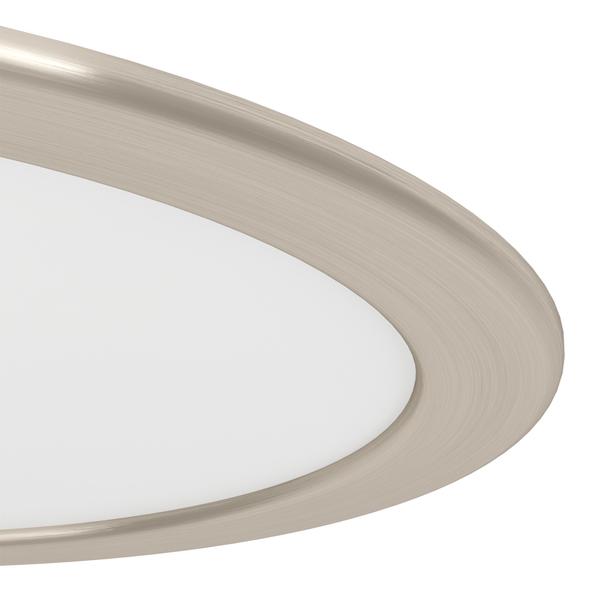 Eglo - Luminaria empotrada LED/18,5W/230V 2700/4000/6500K Ø 21,6 cm cromo mate