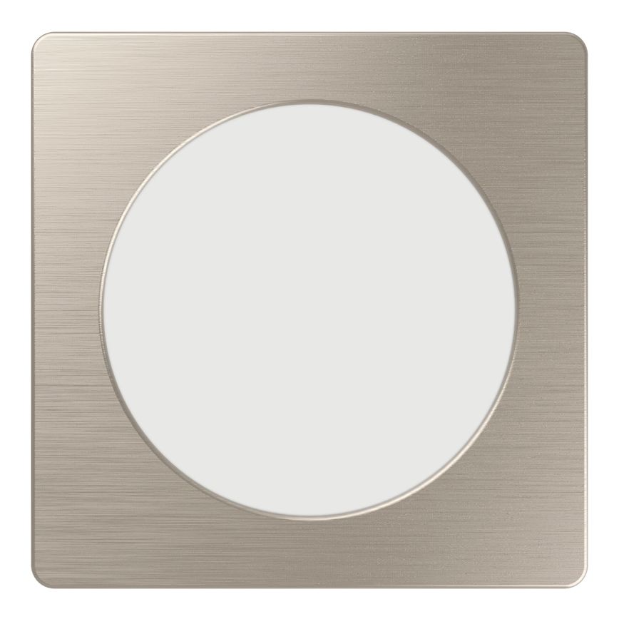 Eglo - Luminaria empotrable LED/6,3W/230V 2700/4000/6500K 11,9x11,9 cm cromo mate