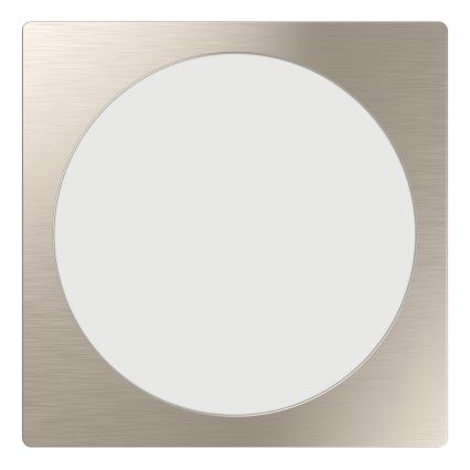 Eglo - Luminaria empotrable LED/18,5W/230V 2700/4000/6500K 21,6x21,6 cm cromo mate