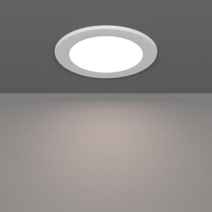 Eglo - Luminaria empotrable LED RGBW regulable para baño LED/5W/230V 2700-6500K Ø 12 cm IP44 blanco