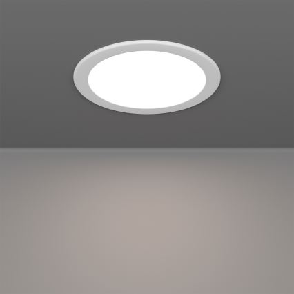 Eglo - Luminaria empotrada LED RGBW regulable para baño LED/9,5W/230V 2700-6500K Ø 16,8 cm IP44 blanco