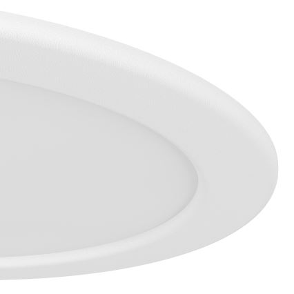 Eglo - Luminaria empotrada LED RGBW regulable para baño LED/9,5W/230V 2700-6500K Ø 16,8 cm IP44 blanco
