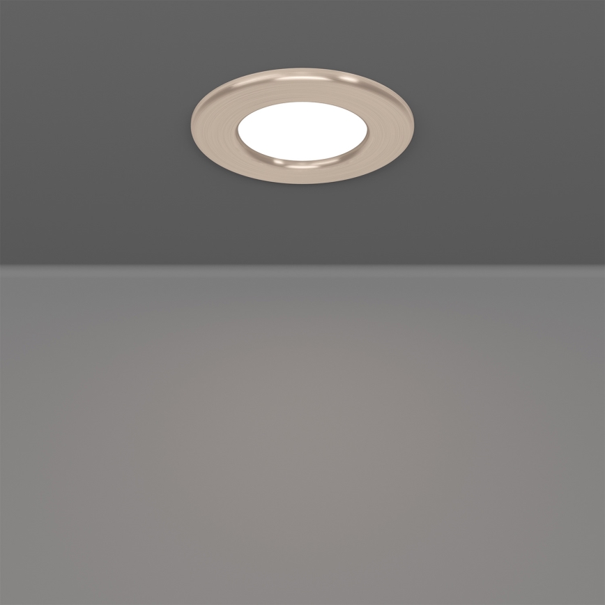 Eglo - Set de 3 focos empotrables LED RGBW regulables para baño LED/2,8W/230V 2700-6500K Ø 8,8 cm IP44 cromo mate