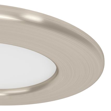Eglo - Set de 3 focos empotrables LED RGBW regulables para baño LED/2,8W/230V 2700-6500K Ø 8,8 cm IP44 cromo mate