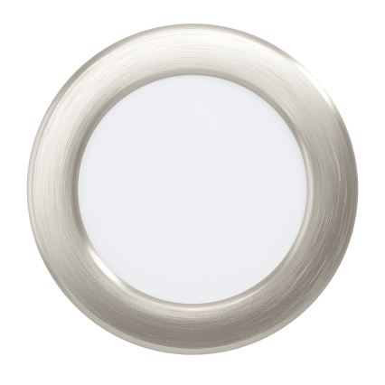 Eglo - Luminaria empotrada LED RGBW regulable para baño LED/5W/230V 2700-6500K Ø 12 cm IP44 cromo mate