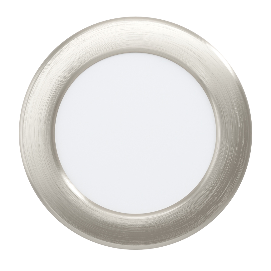 Eglo - Luminaria empotrada LED RGBW regulable para baño LED/5W/230V 2700-6500K Ø 12 cm IP44 cromo mate