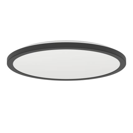 Eglo - Plafón LED de baño LED/18,5W/230V 2700K/4000K/6500K diá. 38,9 cm IP44 negro