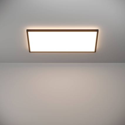 Eglo - Plafón LED de baño LED/17,2W/230V 2700/4000/6500K 30x57 cm IP44 negro